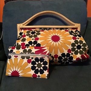 Bamboo handle furla bag